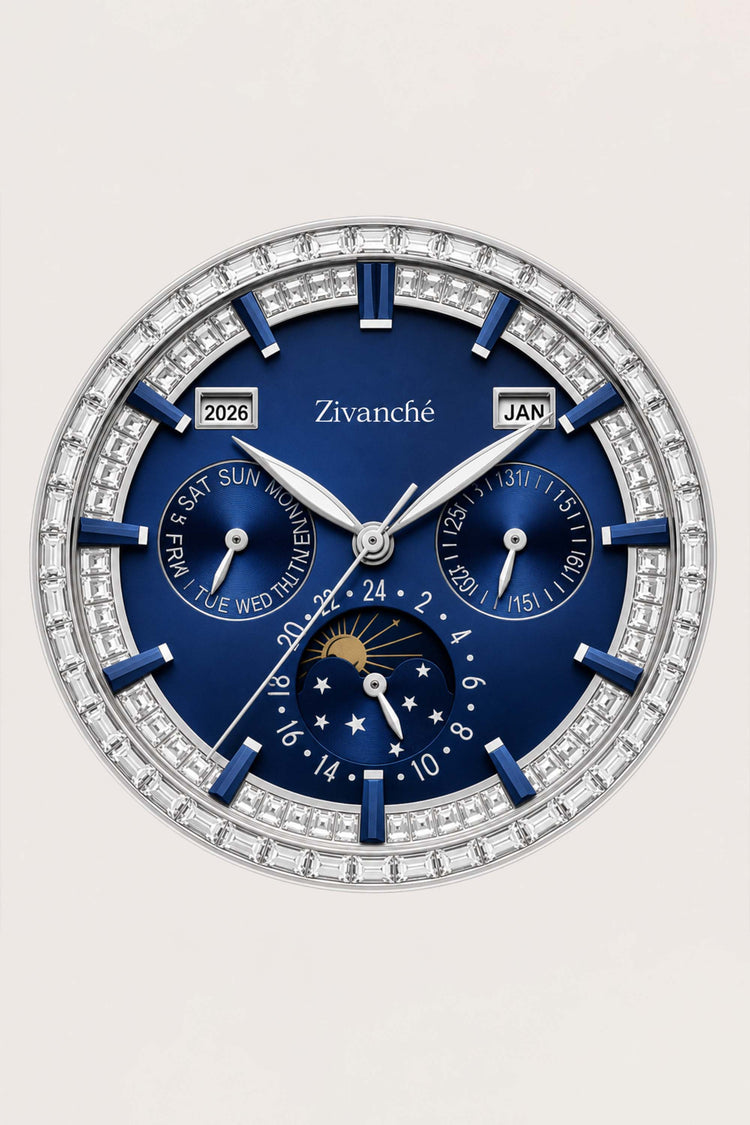 Astronaut Orbital Precision | Celestial Blue Dial Fully Automatic Watch Infinite Universe Series |A Mclaro Edition Watch (ZIVROAOPBLU0139)