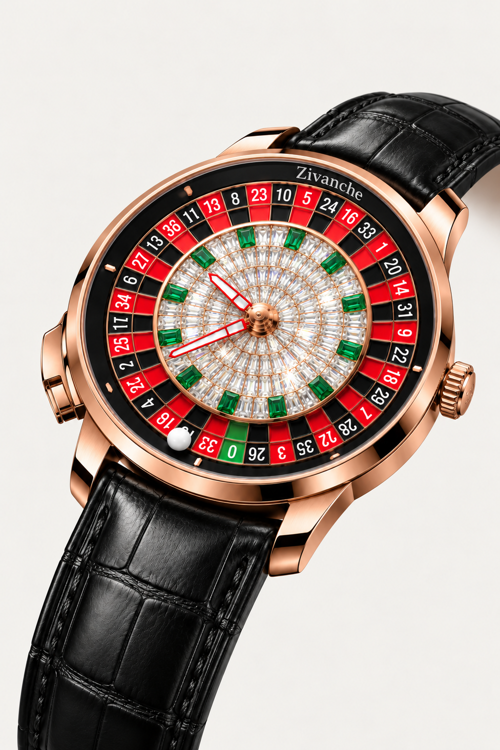 Zivanché Royal Roulette Diamond Edition Casino Watch
