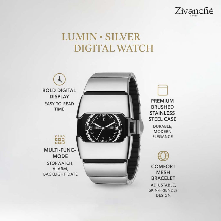Lumin | Silver White Dial Watch (39936966)