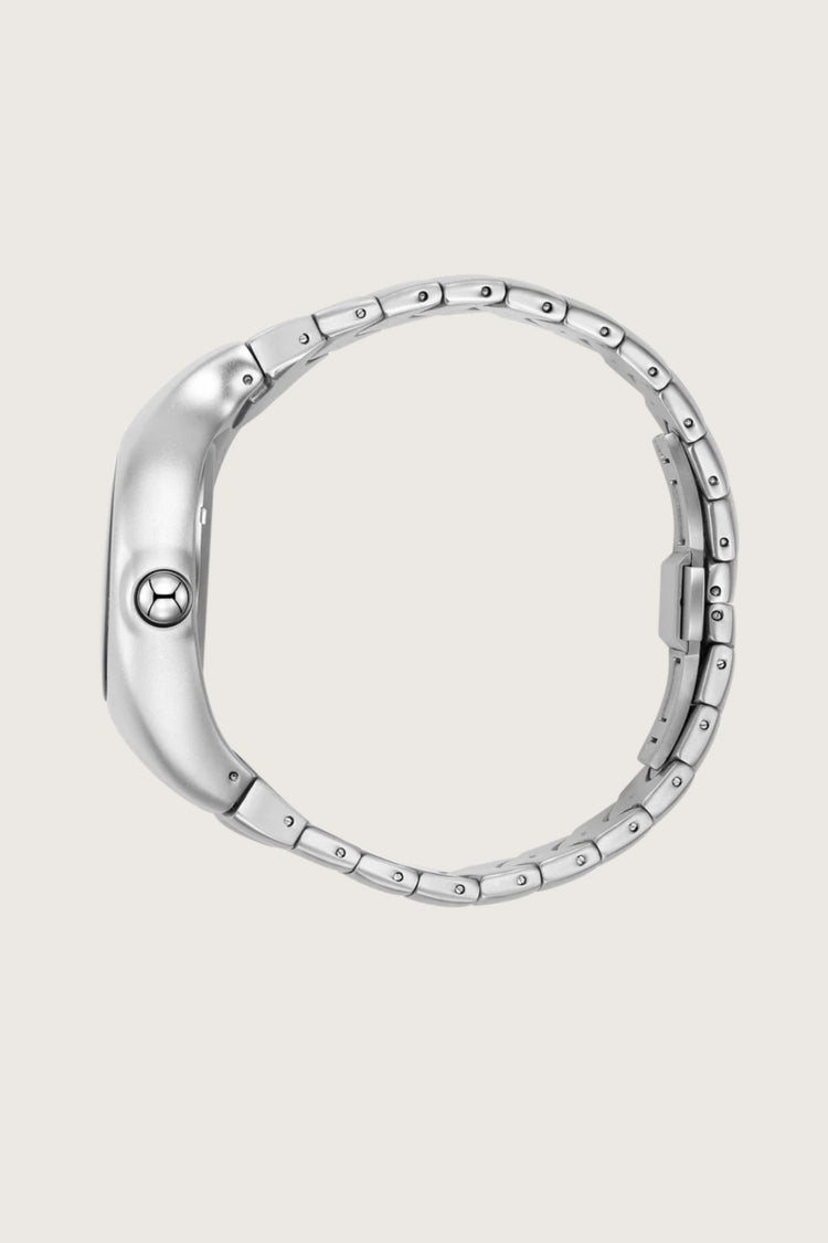 Terminator | Silver White Digital Watch