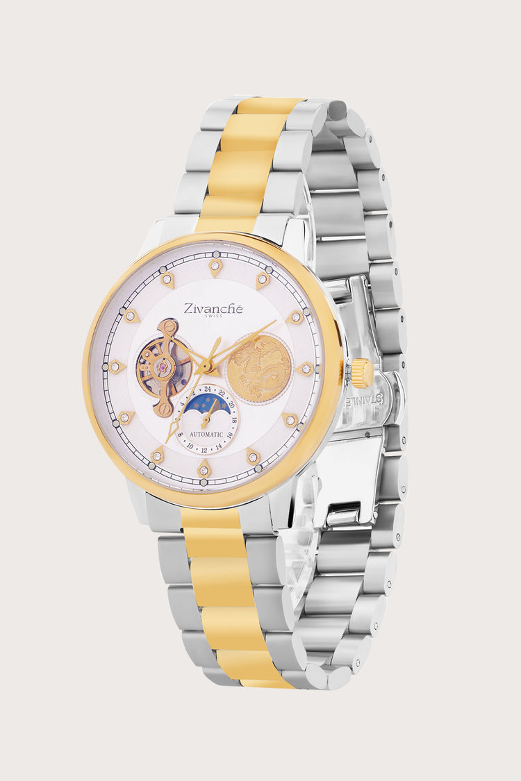 Imperial Gold Dual-Tone Moonphase Automatic