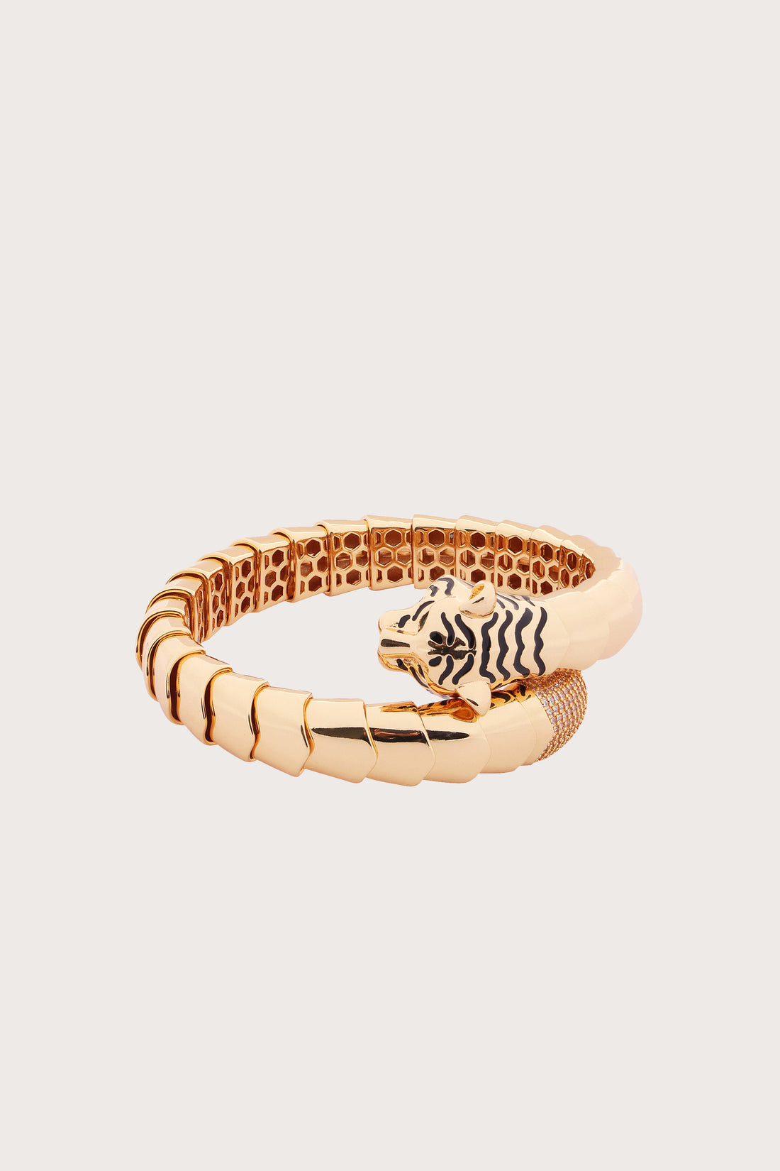 Gilded Tiger | Golden Black Bracelet