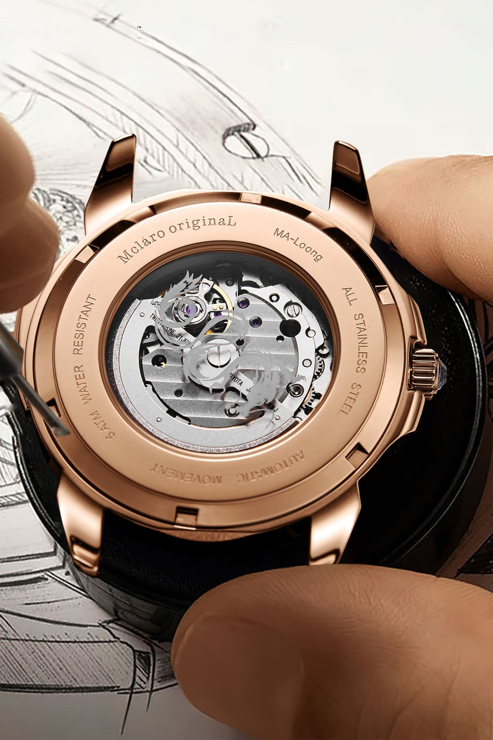 Draconis | Golden Brown Dragon Automatic Watch | A Mclaro Edition Watch (42637485)