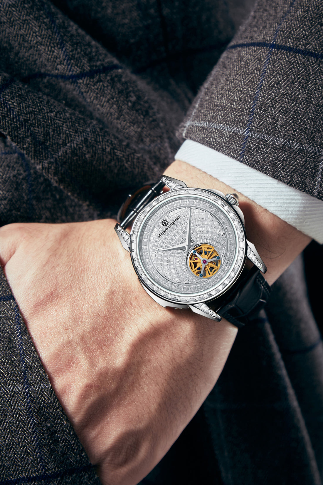 Master Series Zivanche| Mclaro Edition Full Diamond-Eye of Power Watch