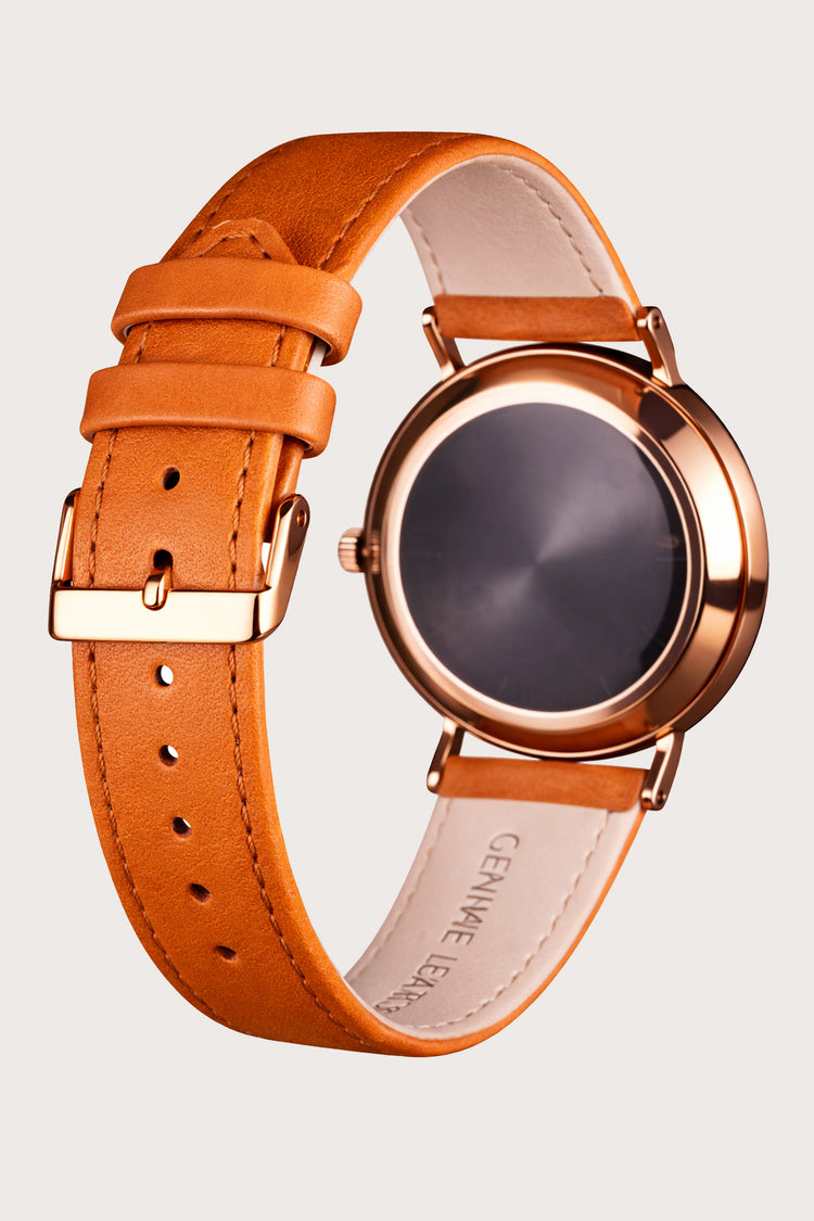 Amber Noir | Ailuo Orange Copper Mechanical Watch