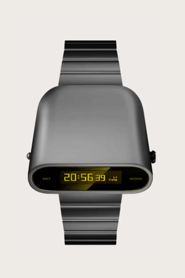 Gladiator | Metallic Grey Digital Watch