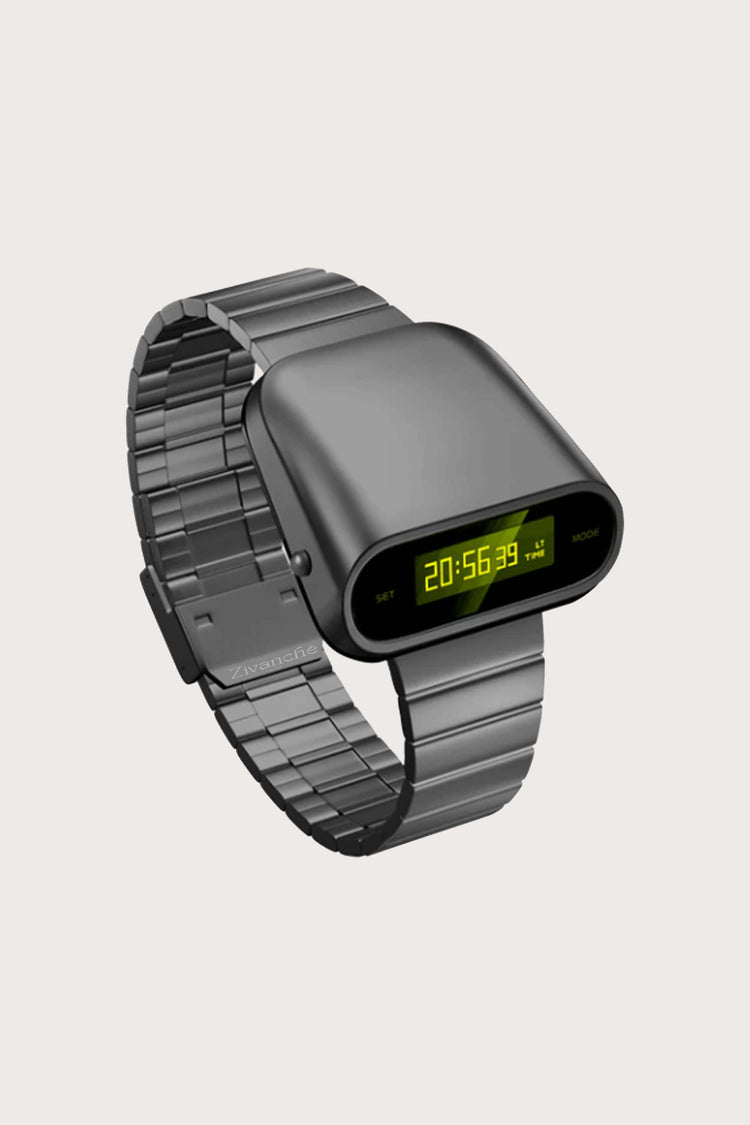 Gladiator | Metallic Grey Digital Watch
