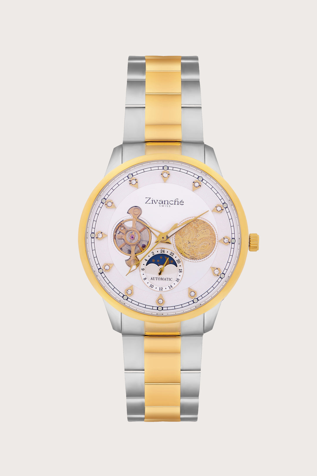 Louisepoch | Golden Diamond Watch