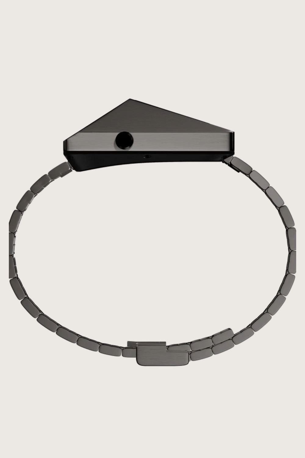 Moon Rover | Grey Metallic Red Digital watch