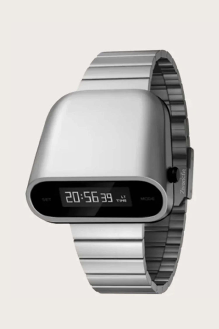 Gladiator | Metallic Silver Digital Watch