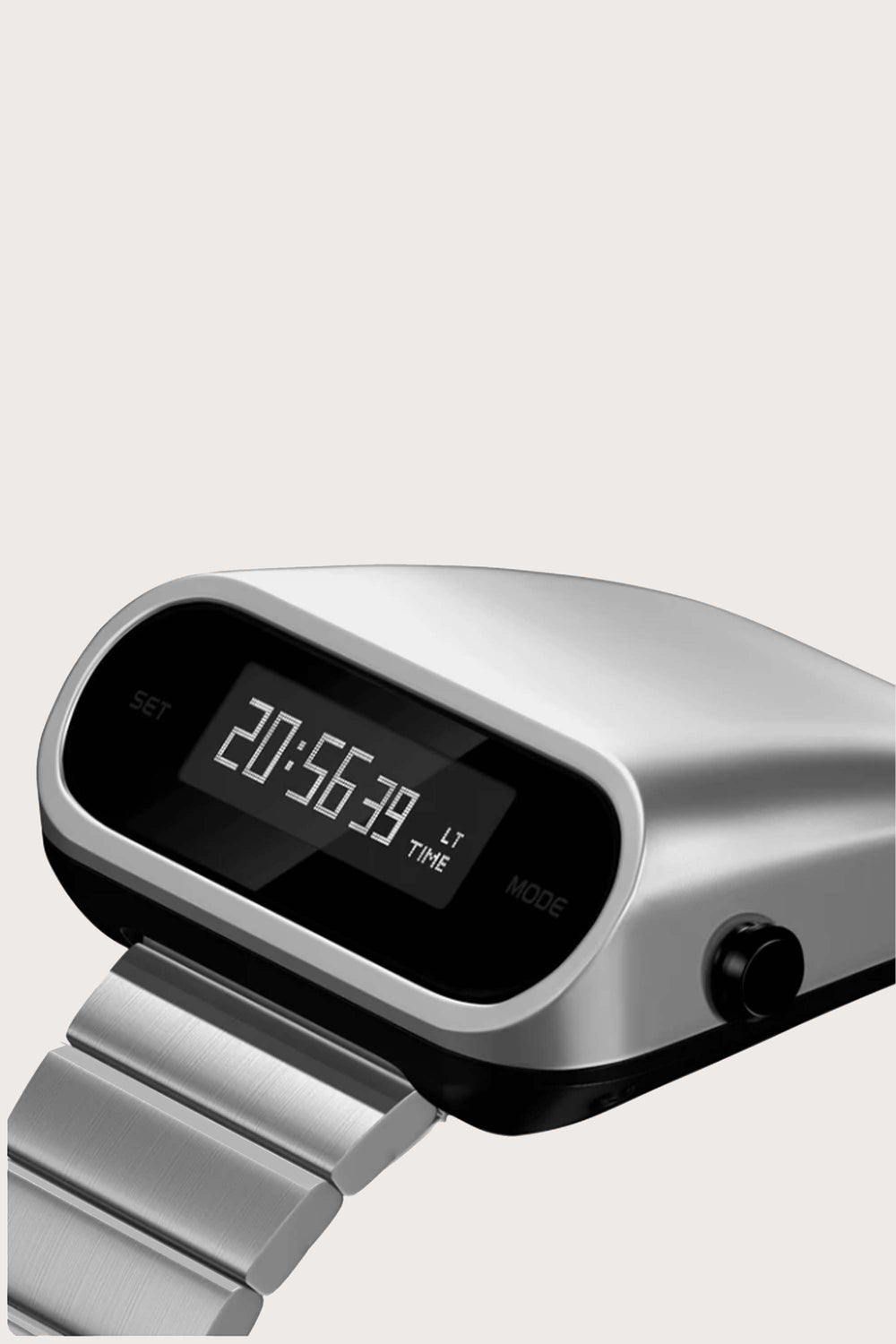 Gladiator | Metallic Silver Digital Watch