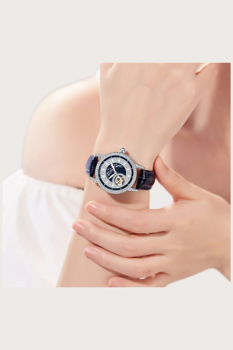 The Eye of Power | Rose Gold and Silver Blue Couple Watch | A Mclaro Edition Watch
