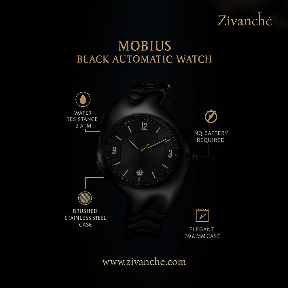 Mobius | Black Automatic Watch