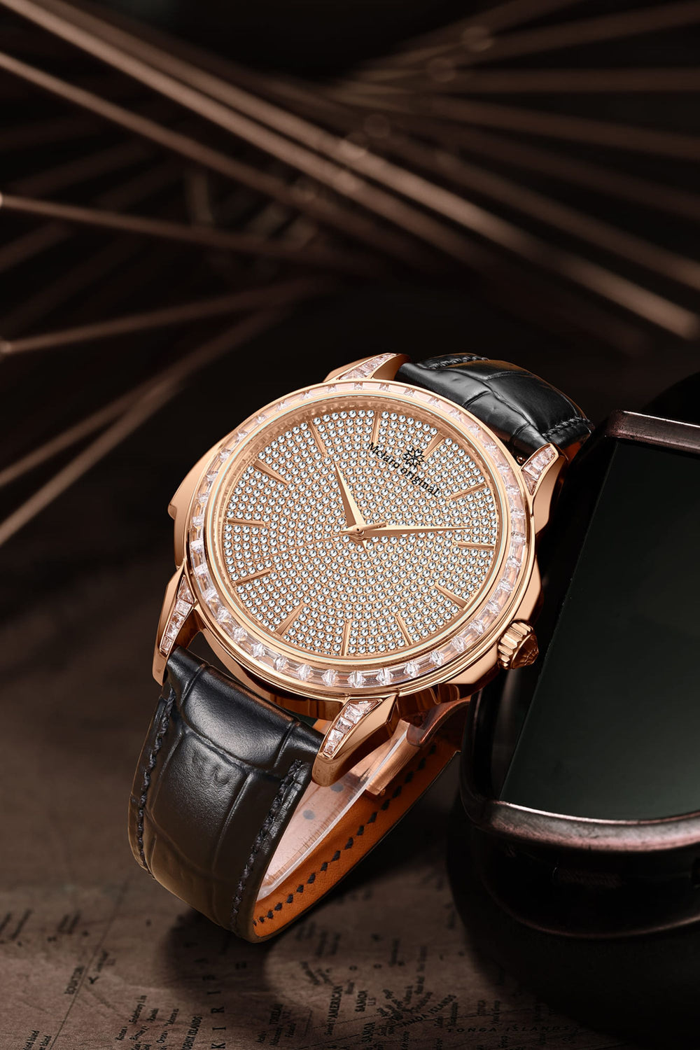 Master Series Diamond Sky  | Rose Gold Diamond Automatic Watch
