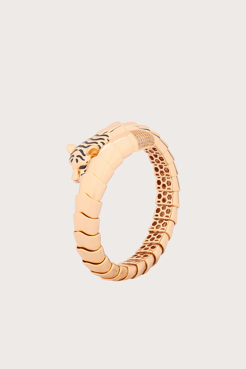 Gilded Tiger | Golden Black Bracelet