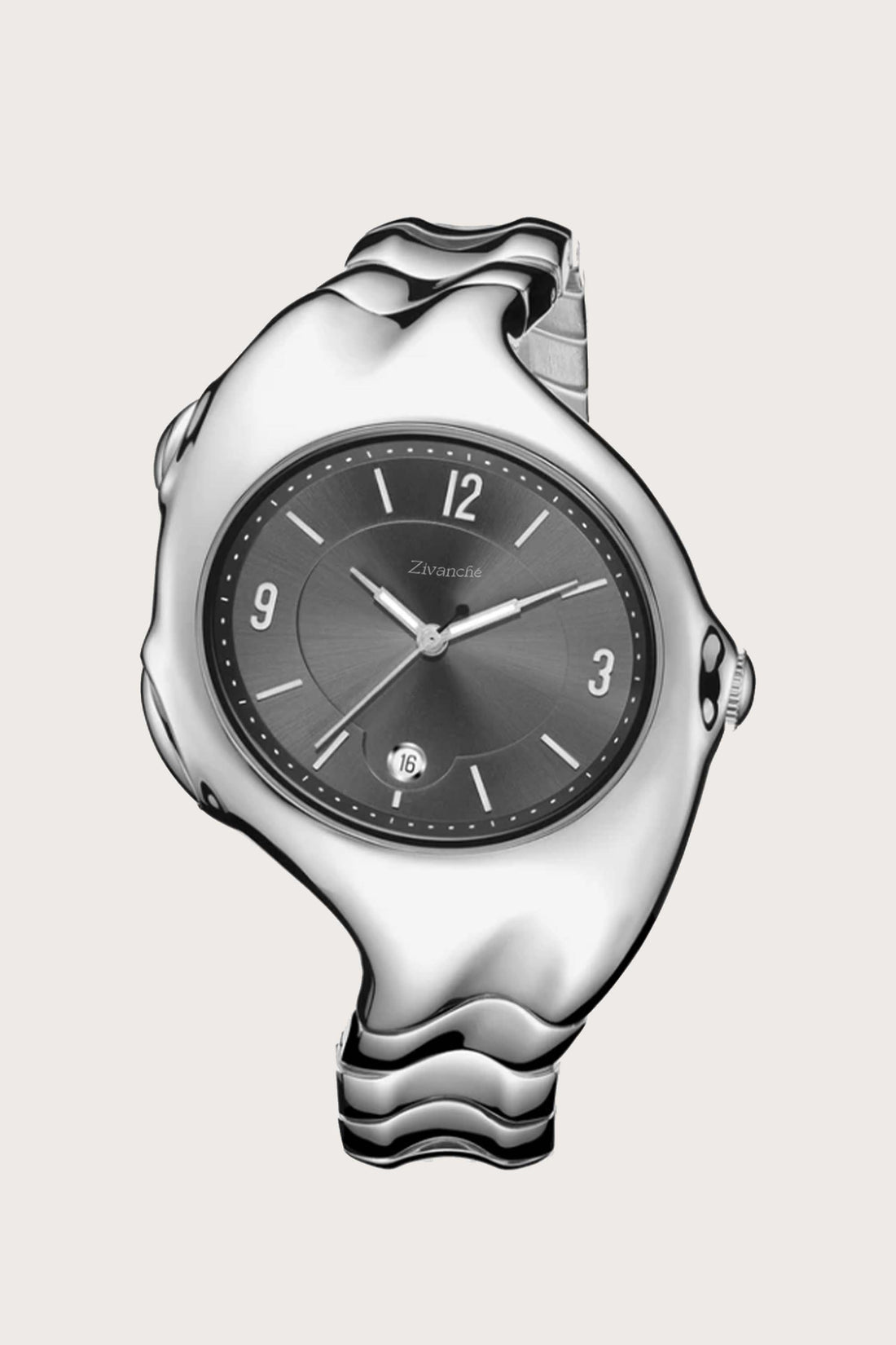 Mobius | Silver Black Dial Automatic Watch