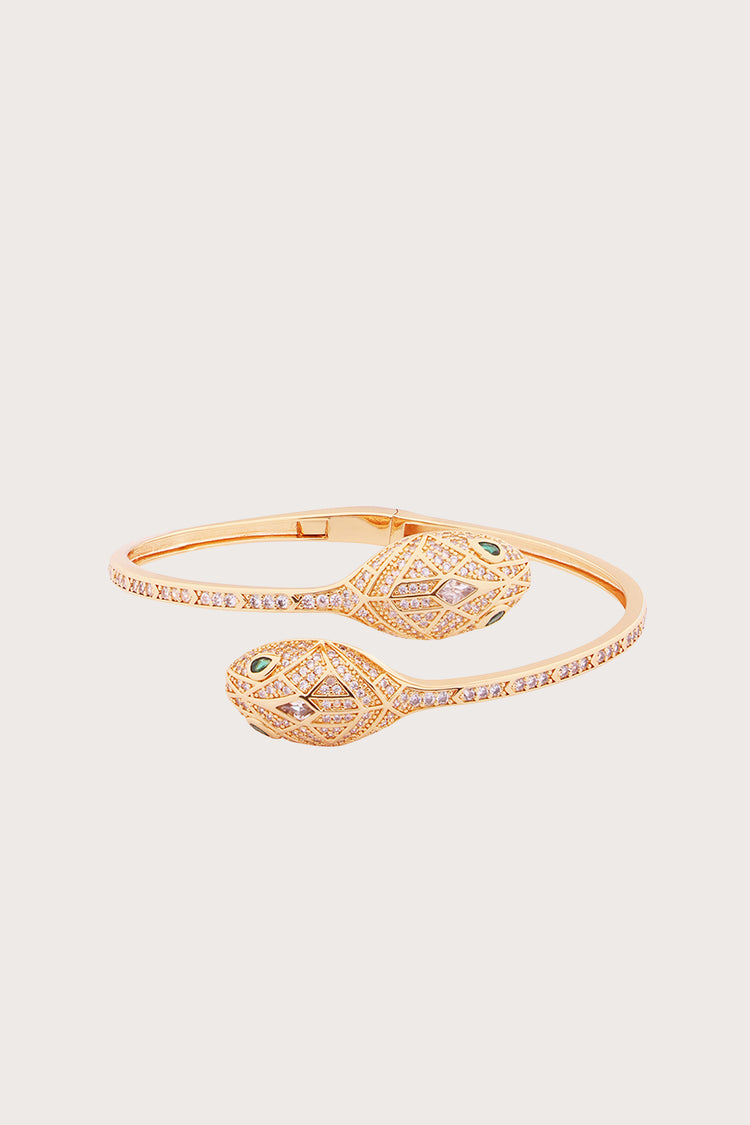 Solar Diamonds | Golden Python Bracelet