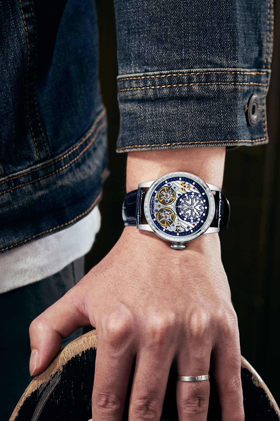 Imperial Starwheel | Blue Star Mechanical Movement Watch
