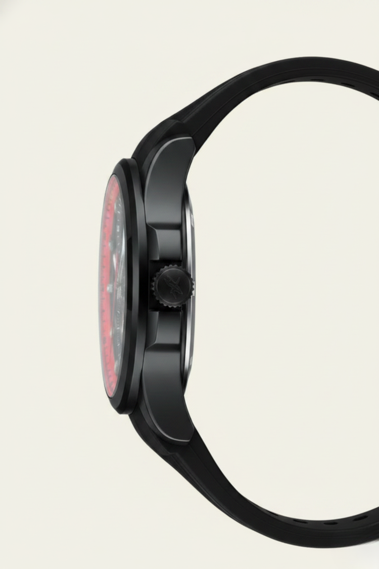 AILANG Turbo X Skeleton Black & Red Mechanical Watch
