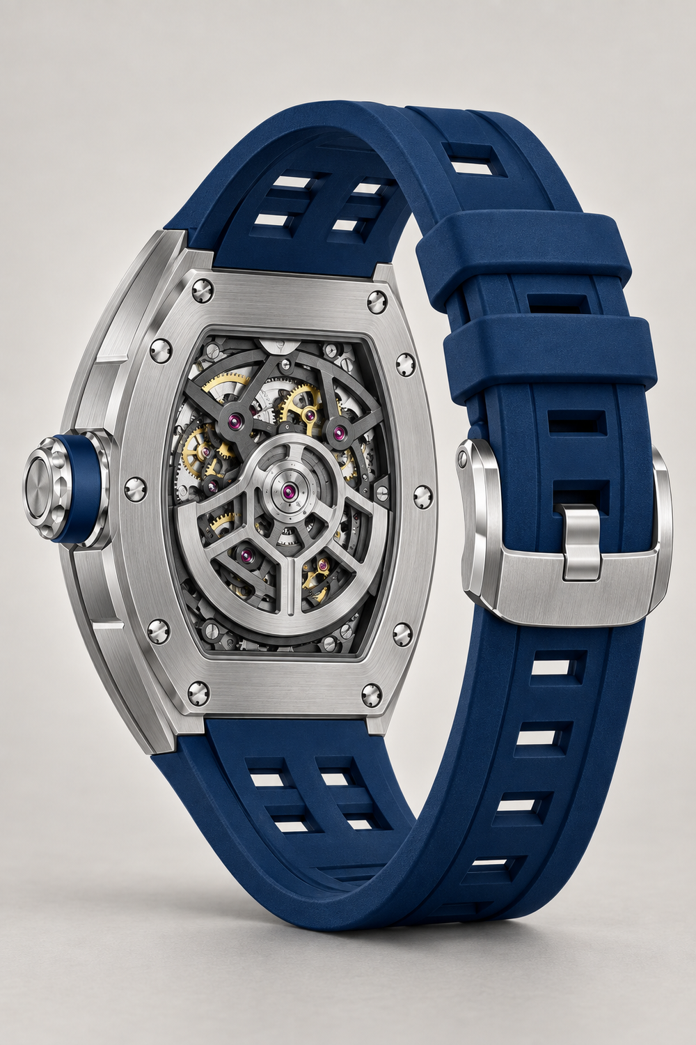 AR Skeleton Tonneau Automatic Movement Watch