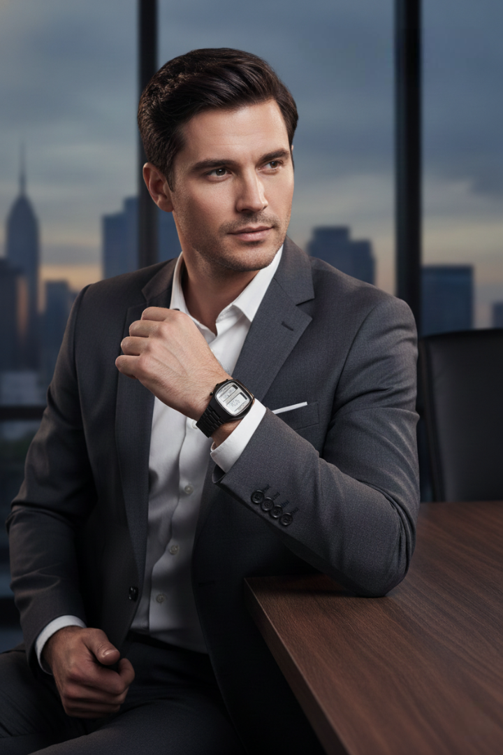 Axion TV | Black Electronic Digital Watch
