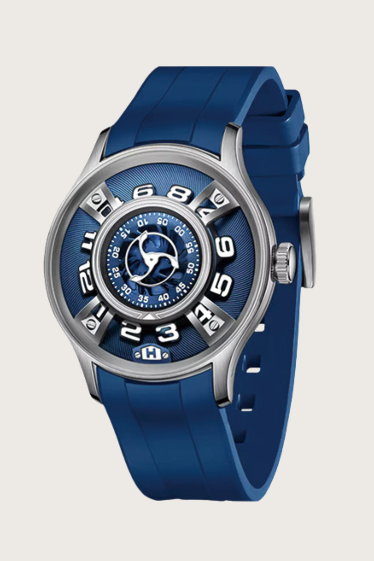 Aqua Rotator Blue Chronograph Watch