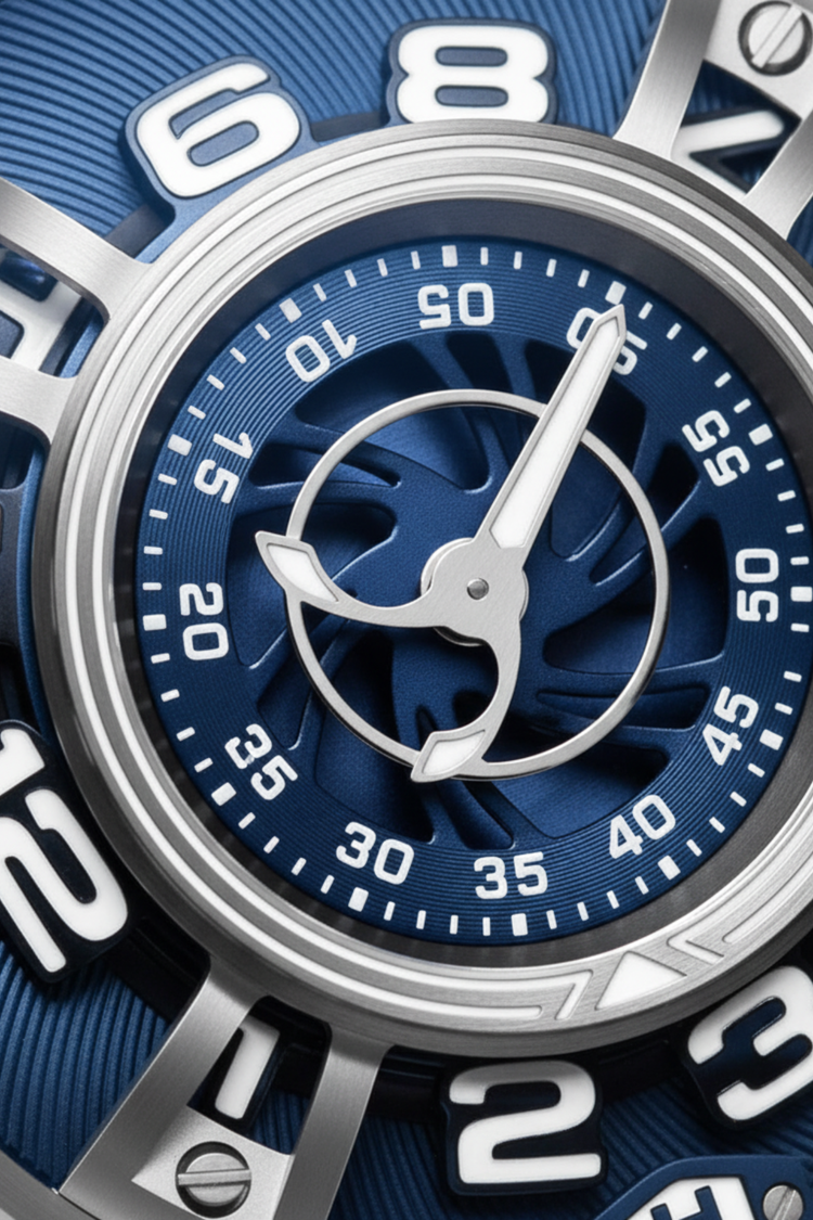 Aqua Rotator Blue Chronograph Watch