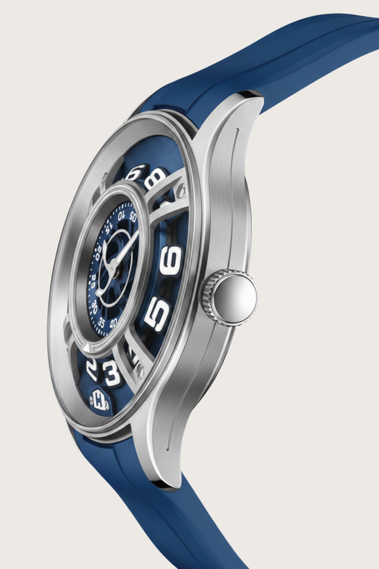 Aqua Rotator Blue Chronograph Watch