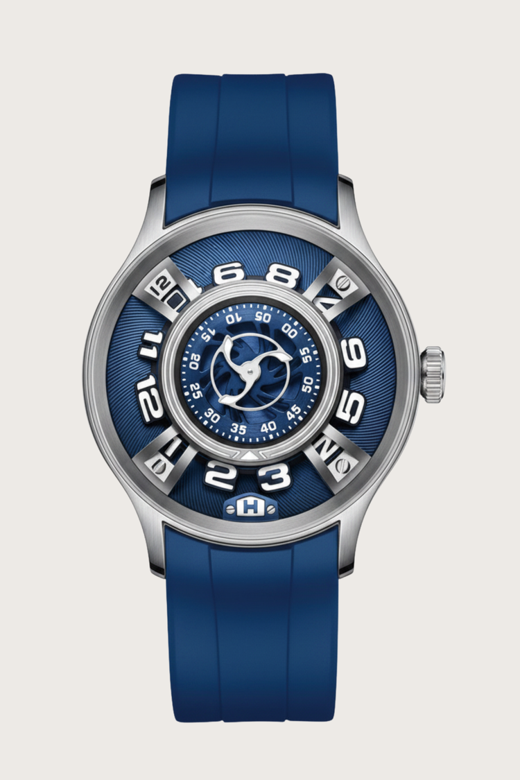 Aqua Rotator Blue Chronograph Watch
