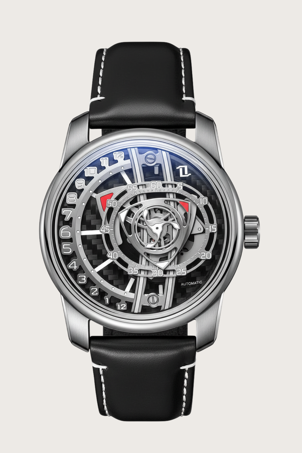 Aerospace Red Axis Precision Timepiece Watch