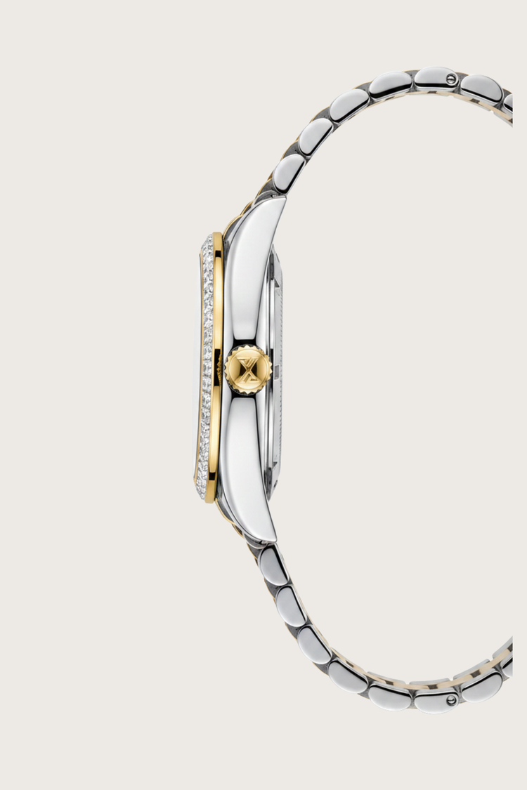 Ailuo Crimson Royale | Two-Tone Gold Automatic Diamond Watch