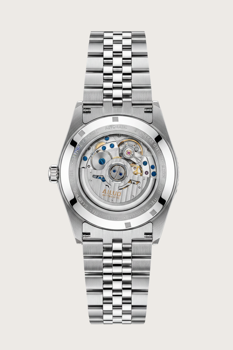 Ailuo Obsidian Hive | Silver Automatic Watch