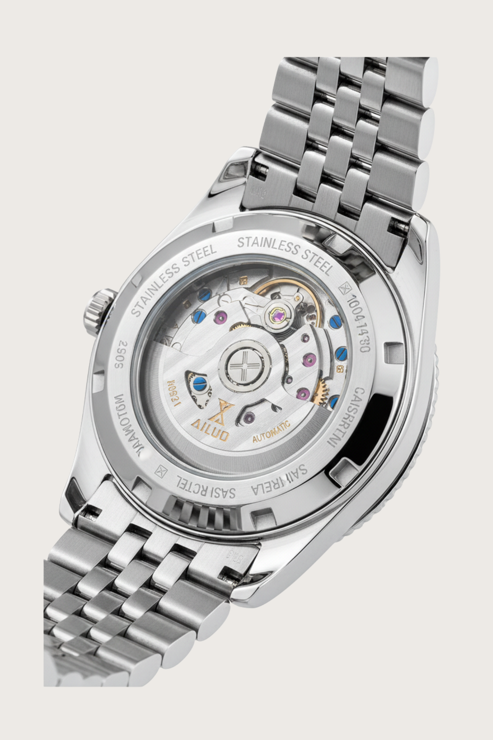 Ailuo Sterling Mist | All-Silver Automatic Diamond Watch