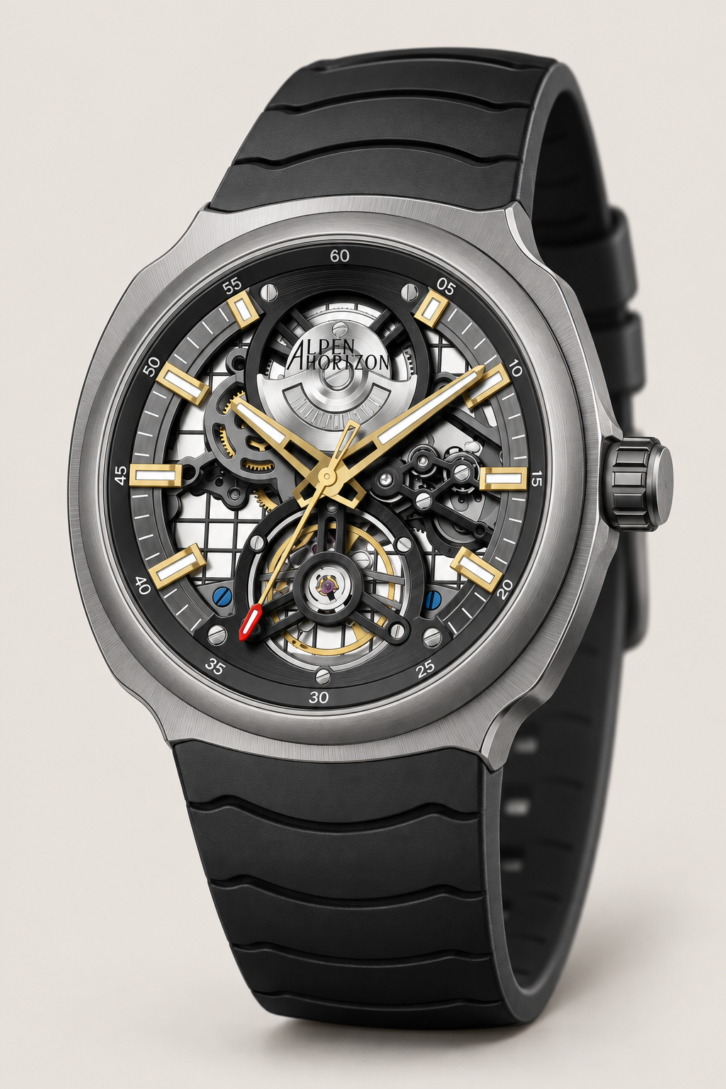 Alden Royston – The Gravity Automatic Watch - Grey & Black