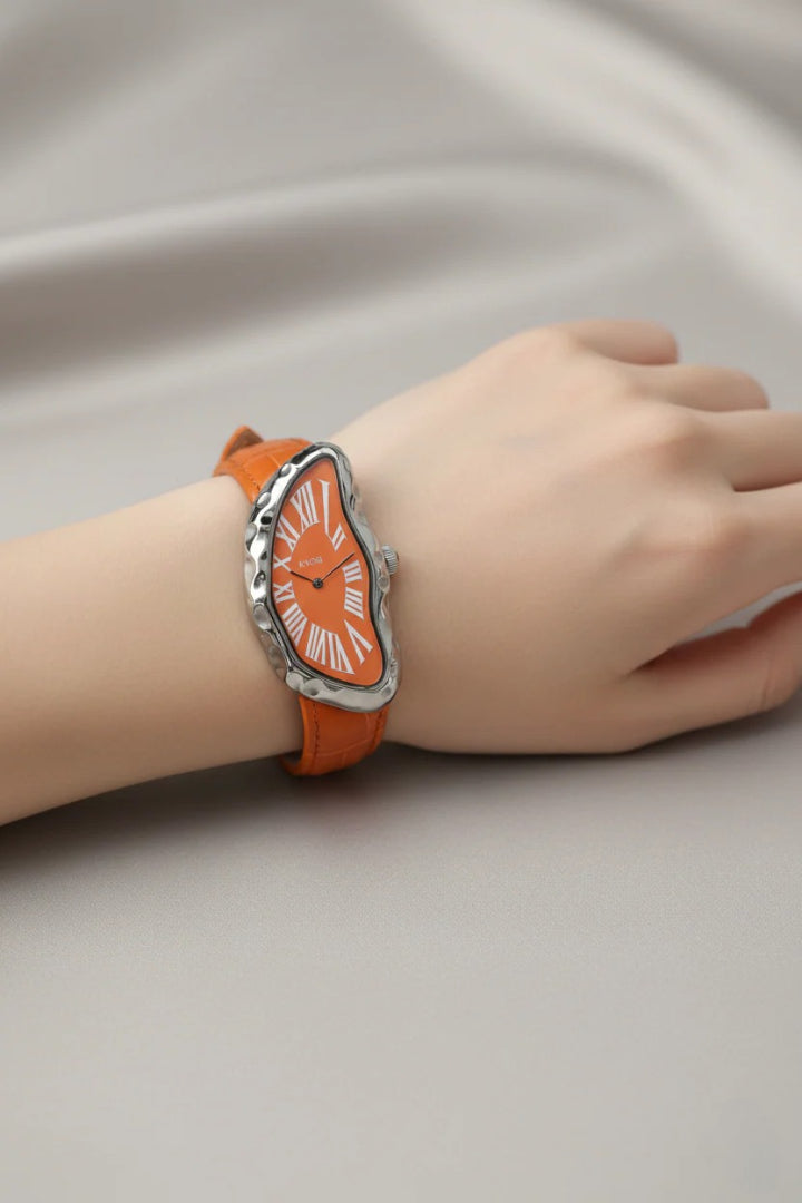Altera | Orange Silver Automatic Watch - (40342610)