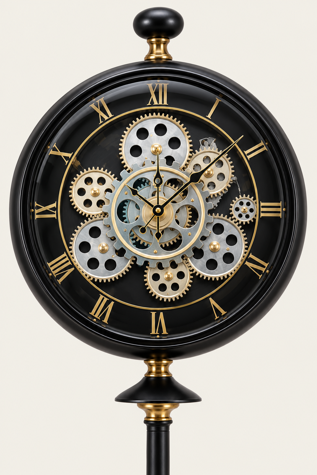 Ornate Pedestal Luxury Floor Clock