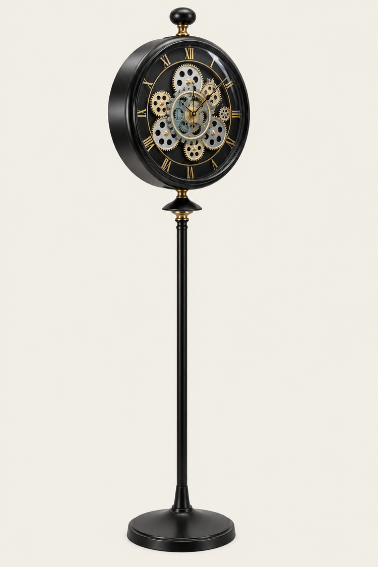 Ornate Pedestal Luxury Floor Clock