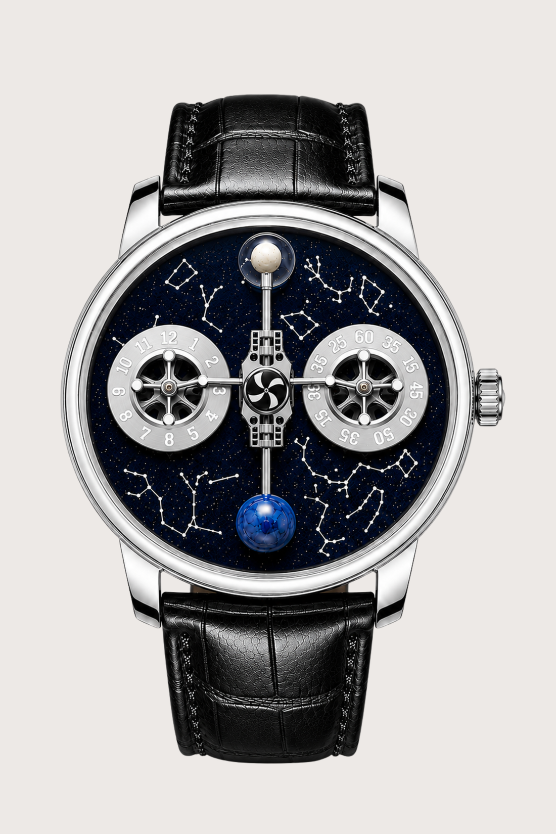 Astral Black Orbit Constellation Watch