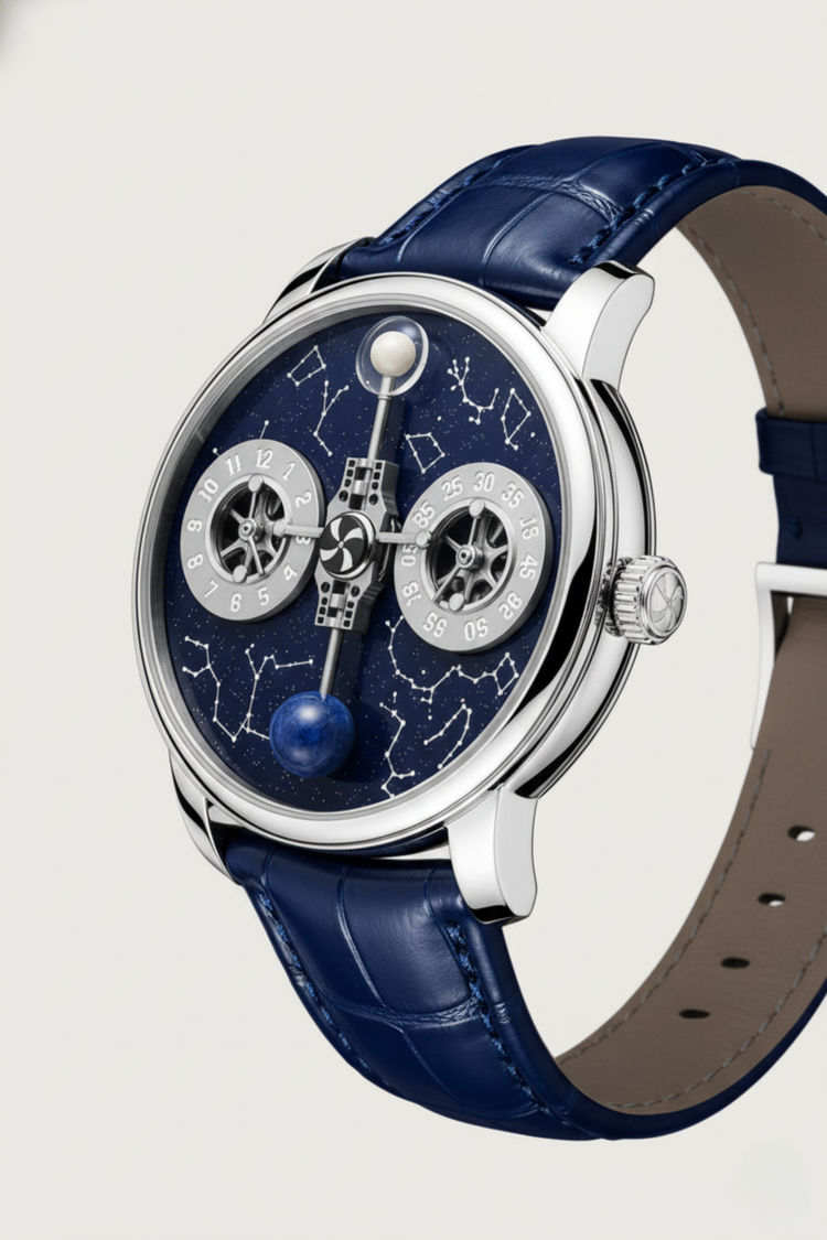 Astral Silver Blue Orbit Constellation Watch (44416687)