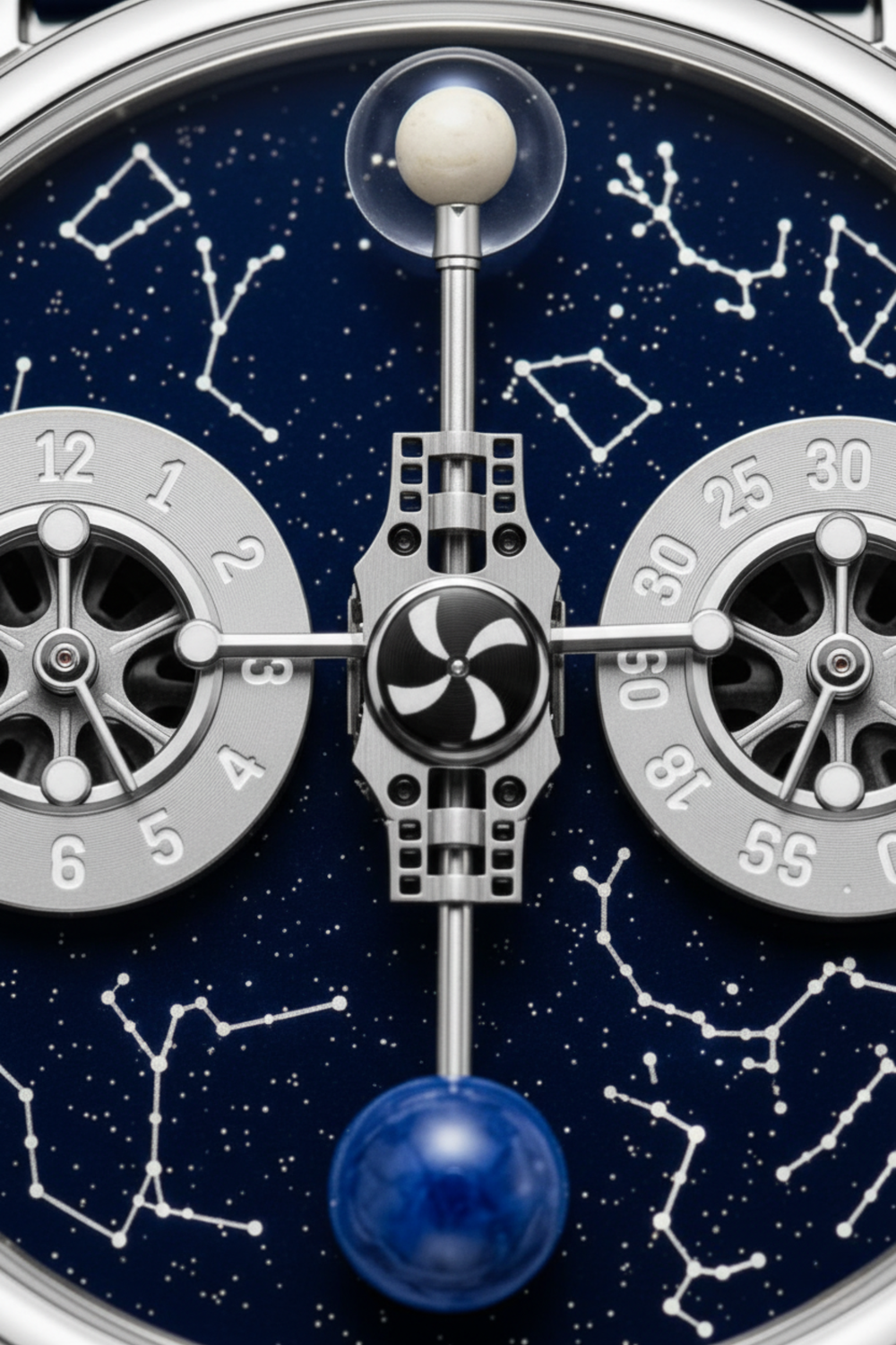 Astral Silver Blue Orbit Constellation Watch (44416687)
