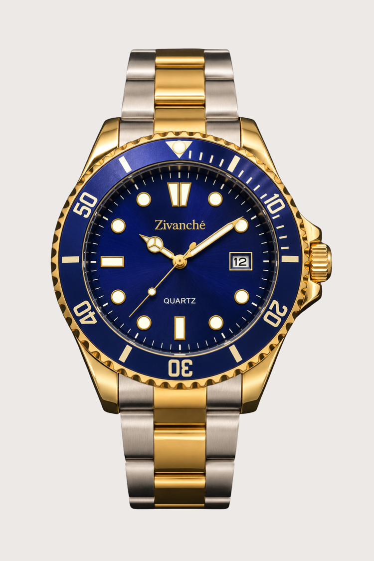 Royal Horizon Blue Dual Tone Quartz Edition Watch (44658752)