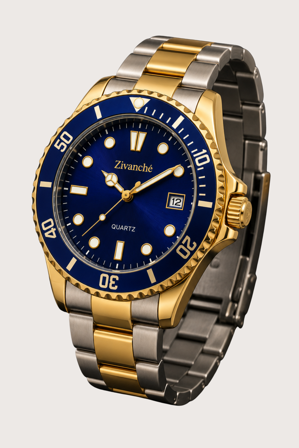 Royal Horizon Blue Dual Tone Quartz Edition Watch (44658752)