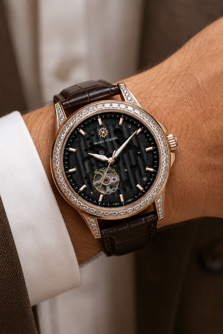 Aurora Royale Mclaro Skeleton Diamond Edition