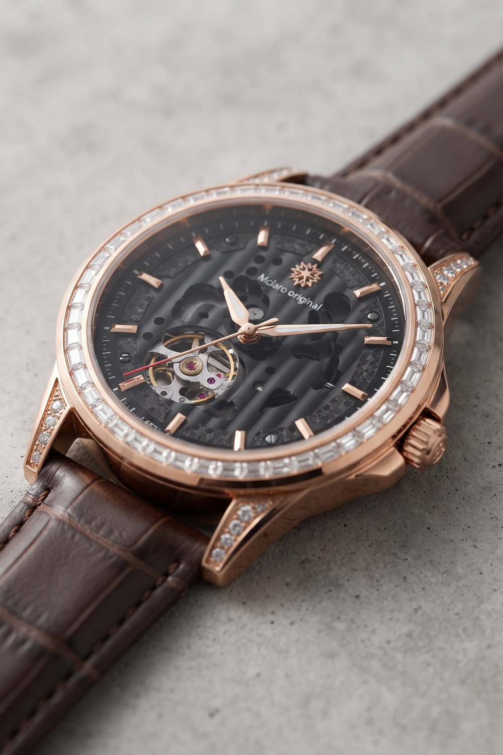 Aurora Royale Mclaro Skeleton Diamond Edition