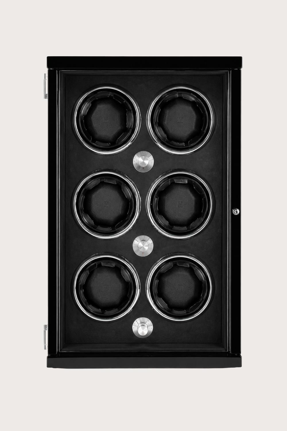 Automatic Rotation Six Slots Black Watch Winder