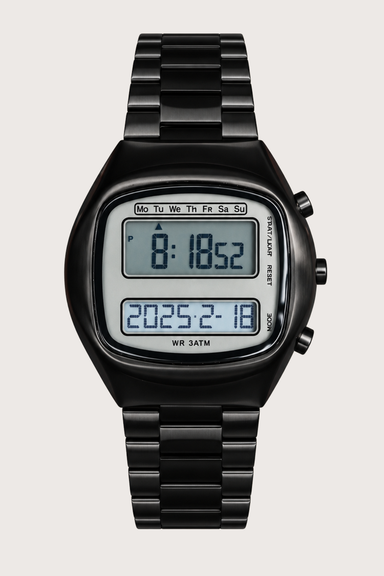 Axion TV | Black Electronic Digital Watch