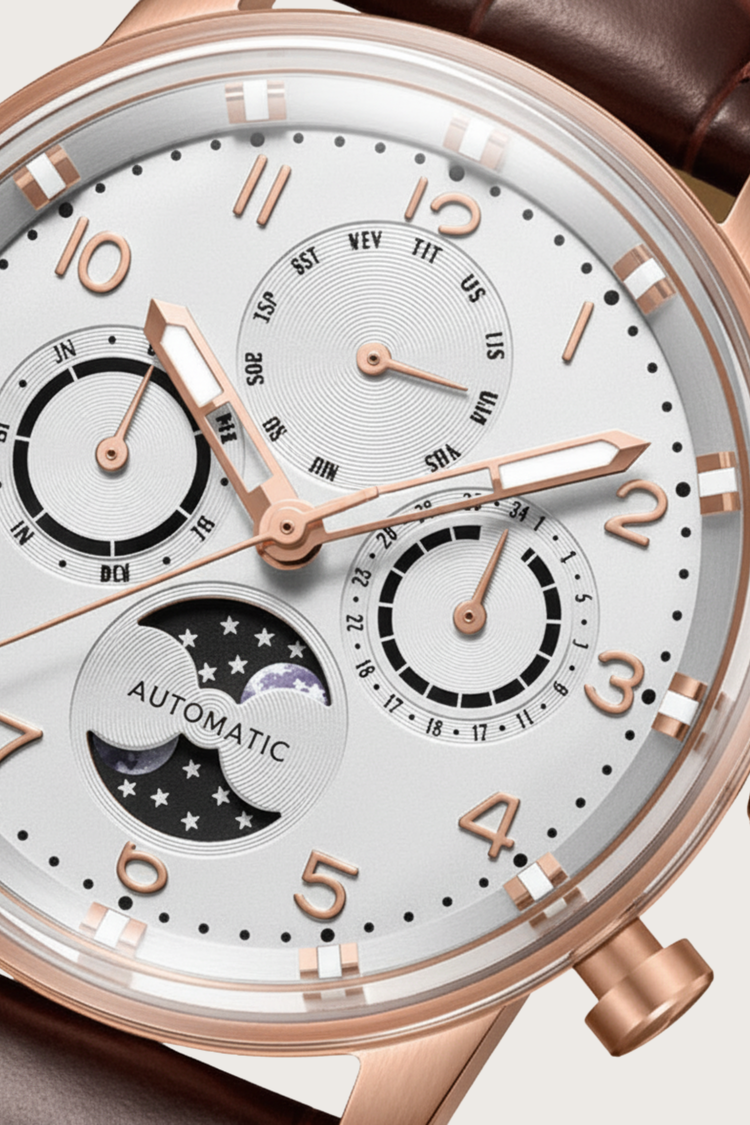 Celestial Harmony Moonlit Timepiece Watch