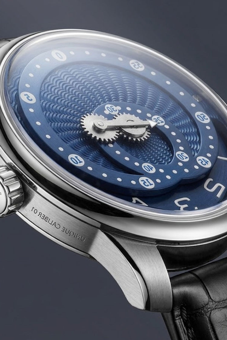 Celestial Orbit Blue Dial Timepiece Mechanical Watch
