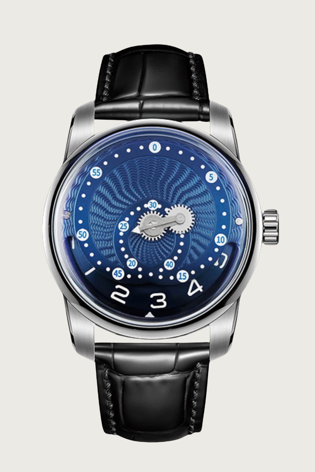 Celestial Orbit Blue Dial Timepiece Mechanical Watch