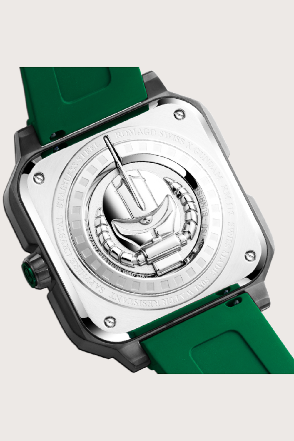 Char’s Zaku Romago Green Automatic Watch